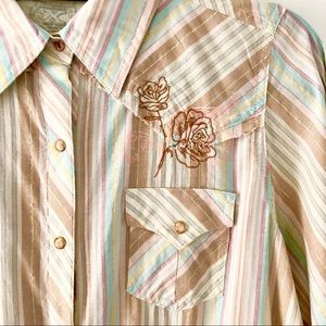 NWT Twenty X by Wrangler Western Snap Shirt